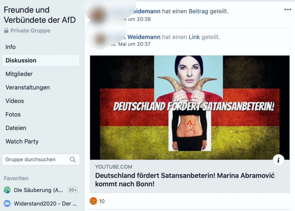 Die AfD kann nur Hetze: Läuft! Screenshot Facebook