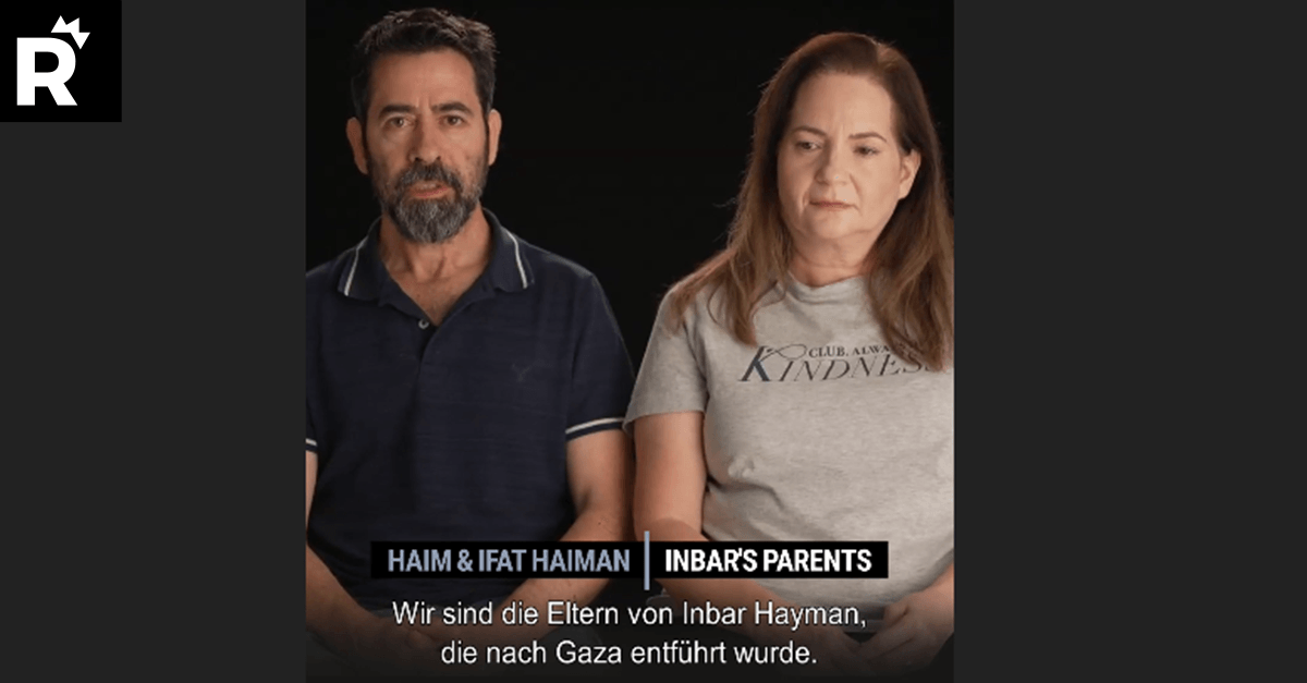 In einem Interview bitten die Eltern von Inbar Haiman um ihre Freilassung. Kurze Zeit später wurde Inbar in Geiselhaft von der Hamas ermordet.